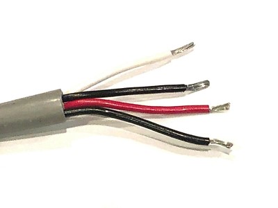 (10 FT) Belden 9156 060U500 Gray 18Awg 2 Pairs Audio Sound & Control Cable Wire