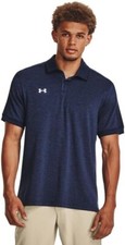 NEW Men's Under Armour Navy Blue Trophy Polo Shirt Size Large MSRP 75.00