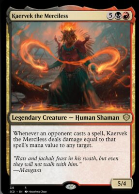 #ad Kaervek the Merciless Starter Commander Decks Magic MTG $1.65