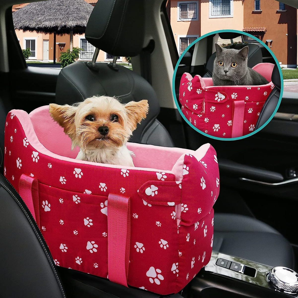 Cullaby Small Dog Car Seat Center Console for Small Dogs under 15 Lbs, Dog  Boost - Main Image