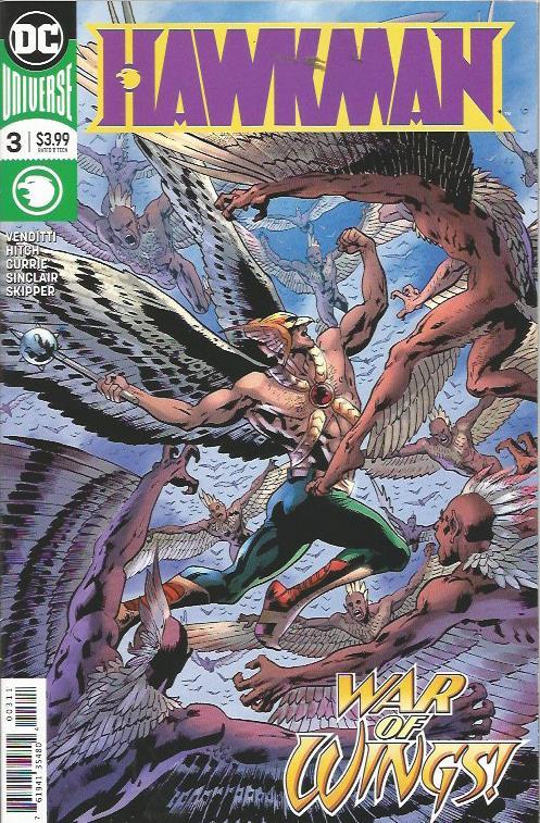 HAWKMAN #3 - Regular Cover - 2018 - DC Universe - New Bagged (S)