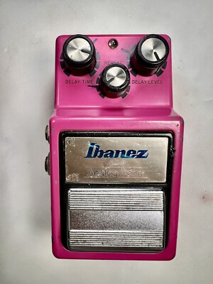 Early Batch Ibanez AD-9 Analog Delay 1981 - MN3205 JRC4558D Black Label 25 RARE