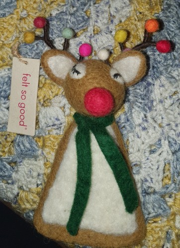 NEU FILZ SO GUT® - FRECHER RUDOLPH TOPPER - FILZDEKORATION - FAIRER HANDEL/ÖKO - Bild 2 von 4