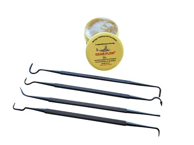 GEAR-FLON Modellbau Hochleistungsfett mit PTFE 50ml und 4 Picker. Extreme Schmierleistung