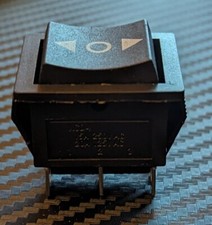 Latching Rocker Switch On Off On 3 Position DPDT 6Pin AC DC car Toy winch Motor