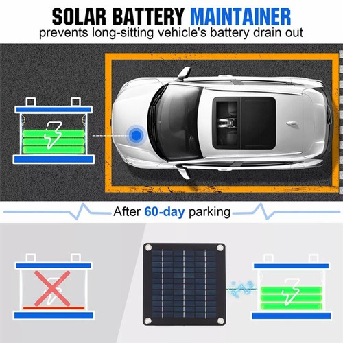Solarpanel DC 12V Solar Ladegerät Autobatterie Erhaltungsladegerät für Caravan - Bild 7 von 19