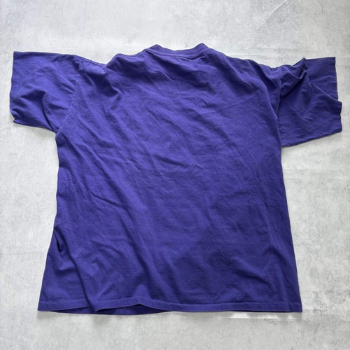 Vintage T Shirt Mens XL Purple Single Stitch Graphic Print 90s USA Tourist - Picture 5 of 5
