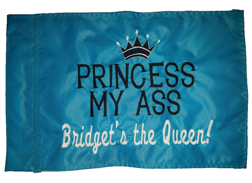 Bandera de látigo de repuesto de seguridad para ATV Princess My A*S personalizada con nombre. - Imagen 2 de 5
