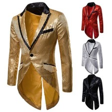 Giacca Da Smoking In Paillettes Per Uomo Costume Da Direttore Di Circo