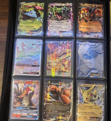 Pokemon binder collection Old, Charizard Ex, Rayquaza, Dragonite, Lugia, + More - Picture 1 of 11