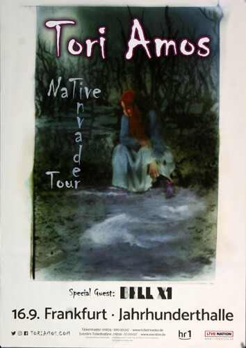 Tori Amos - Native White , Frankfurt 2017 | Konzertplakat | Poster-image