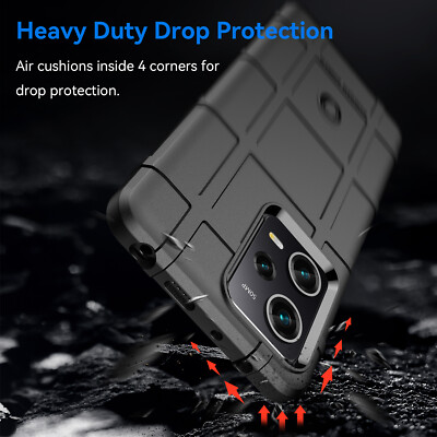For Xiaomi Poco X5 Pro Shockproof Hybrid Armor Defender Soft Rubber Case Cover