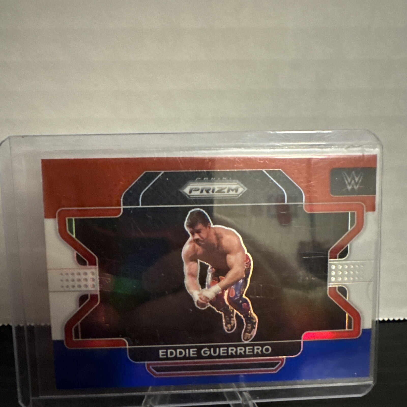2022 Panini Prizm WWE - Red White & Blue Prizm Eddie Guerrero #77