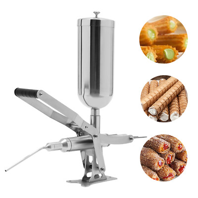 Machine Churrera Churros Filler Manual Spanish Donuts Filling Dessert Maker USA