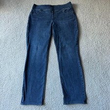 NEW Chico's Jeans Womens 1.5 Blue Denim So Slimming Stretch Straight Work Casual