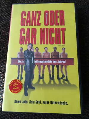 Ganz oder Gar Nicht VHS Kassette Große Hülle