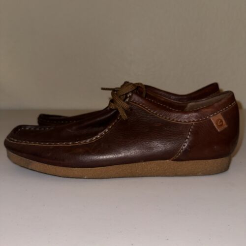 Clarks Herren Shacre II elegante Schuhe braun Halbschuhe gewalkt Größe 13M - Bild 6 von 7