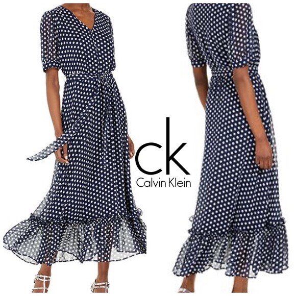 Calvin klein maxi dresses Clearance
