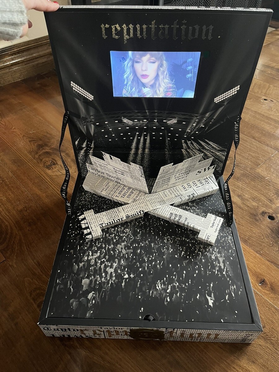 Taylor Swift VIP reputation box, book, patch ,cd, rechargeable! | eBay