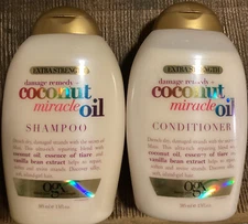 OGX Extra Strength Damage Remedy Coconut Miracle Oil Shampoo & Conditioner 13 oz