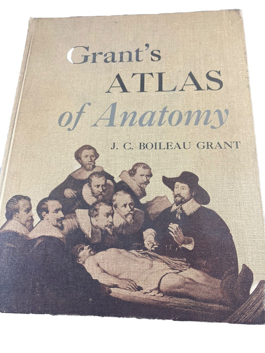 grant's atlas of anatomy（英語版） Vintage Grant's Atlas of Anatomy 1962 Full Color Edition COOL