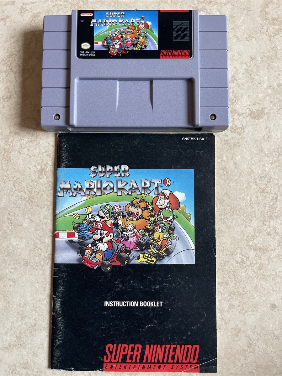 Super Mario Kart (Super Nintendo Entertainment System, 1992) SNES