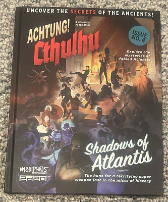 Achtung! Cthulhu 2d20 Shadows of Atlantis Modiphius