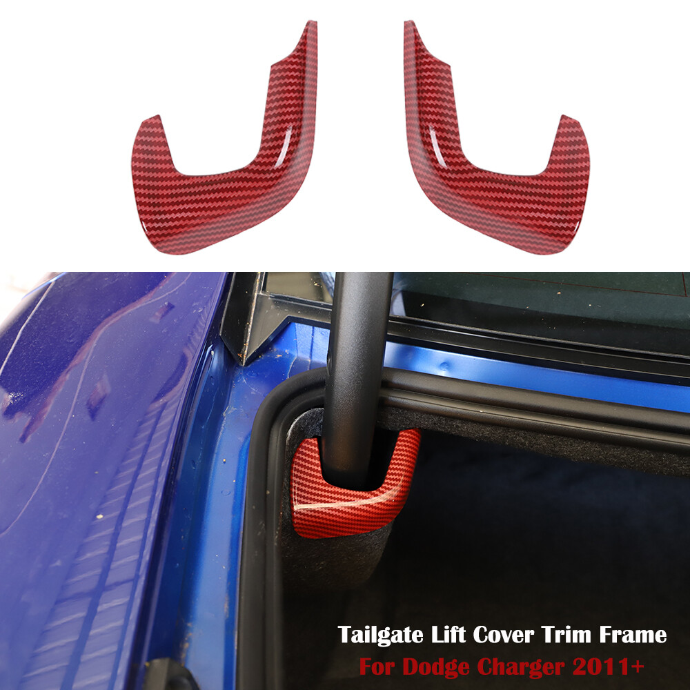 Interior Tailgate Lift Cover Trim Frame Accessories For Dodge Charger 2011-2020