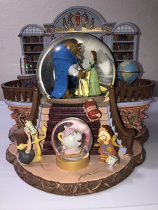 Beauty And The Beast. Super Rare Snow Globe. There's ...