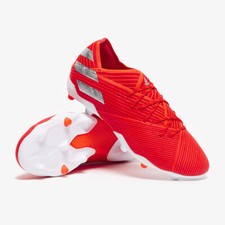 adidas Nemeziz 19.1 FG Football Boots Boys Girls Red Pink SIZE 2 3 3.5 4 5 5.5