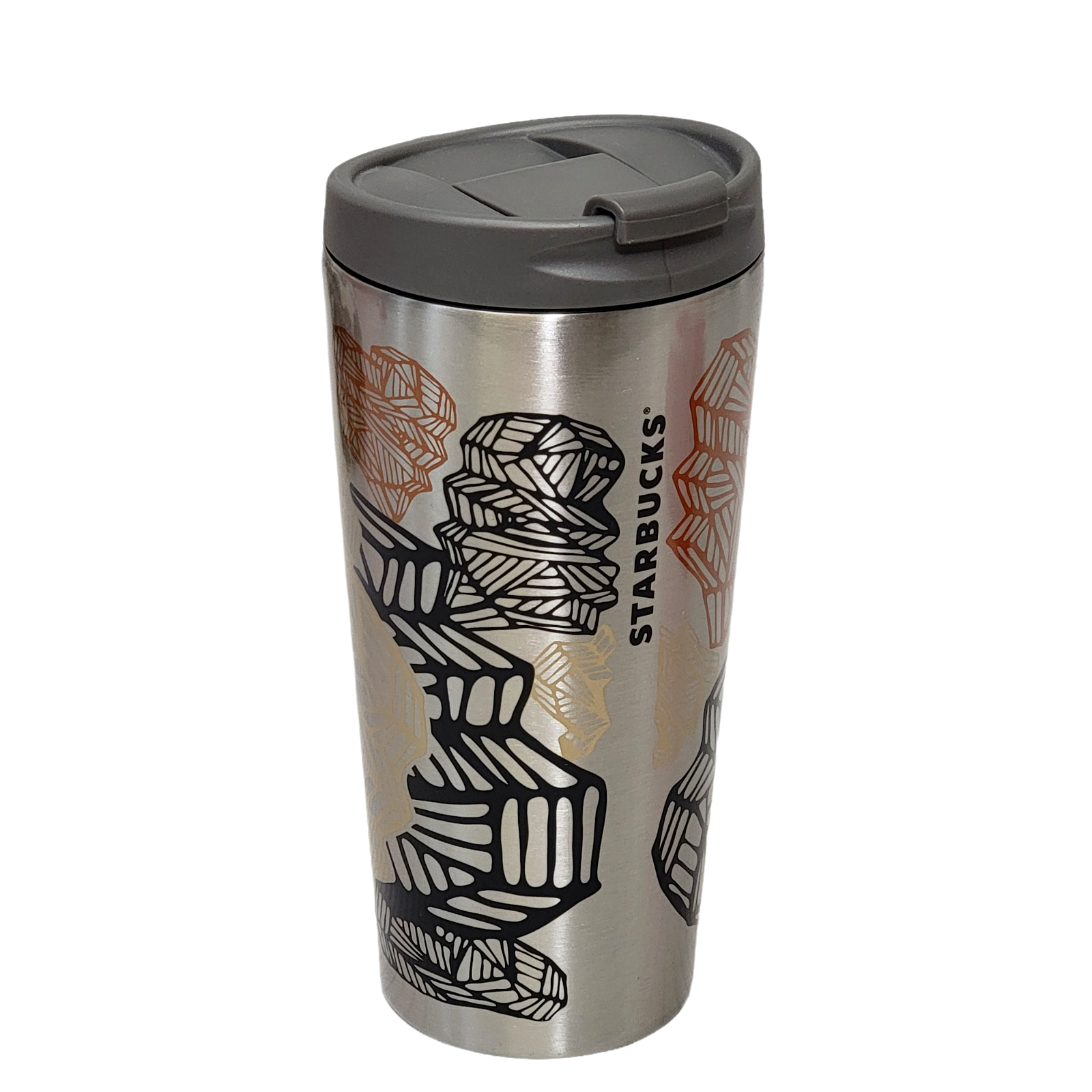 Starbucks Travel Cup Tumbler Trible EYES Watching You 16oz Mug Coffee W