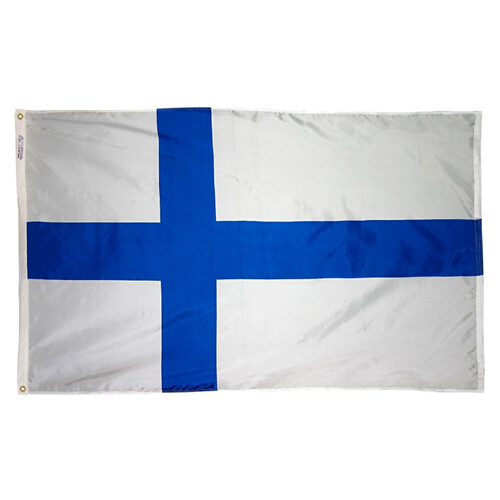 Finland Indoor Outdoor Parade Color Guard Dyed Nylon Flag All Larger Sizes - Picture 5 of 8