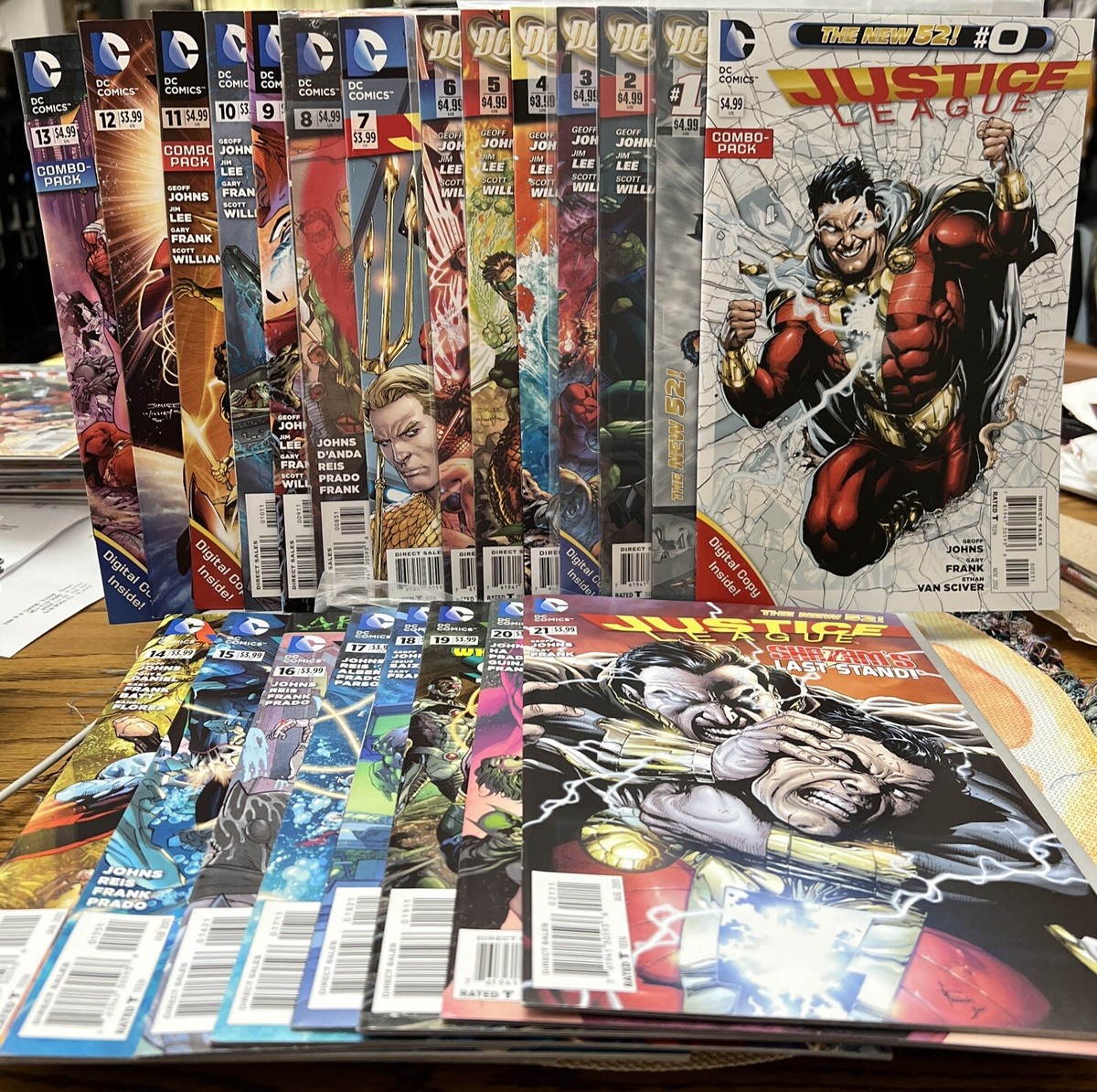 Justice League New 52 #0,1-30,31-39,40-52 Combo Pack Complete