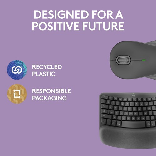 Wave Keys MK670 Wireless Keyboard & Signature M550 L Mouse - Orders from Comfort - Afbeelding 11 van 12