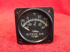 GARWIN OUTSIDE AIR TEMPERATURE INDICATOR P/N 22-295-01 CESSNA LOGO