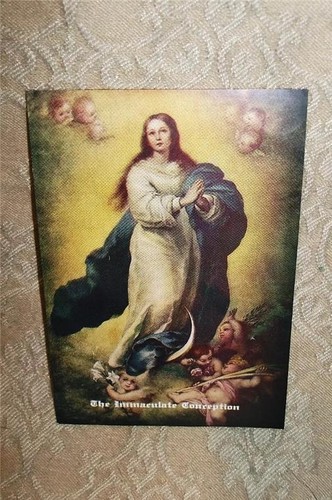 VINTAGE KATHOLISCH DIE UNBEFLECKTE EMPFÄNGNIS ~ UNSERE LIEBE FRAU der ENGEL NOVENENEN BROSCHÜRE