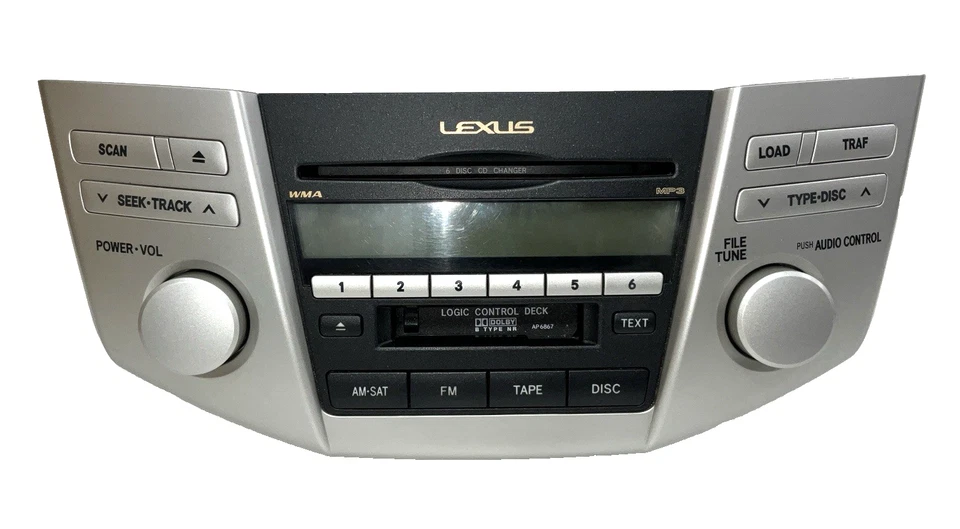 Lexus RX350 2008 equipo de audio receptor de radio Pioneer 6 CD 861200E070 OEM Foto 2 de 4