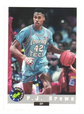1992 Classic Draft Picks Basketball LA Tech P.J. Brown