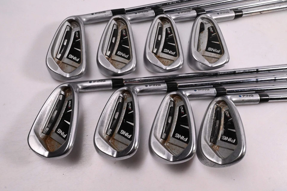 Ping i20 Irons / 4-PW+SW / Black Dot / Regular Flex Ping CFS Shafts - Image 2 of 4