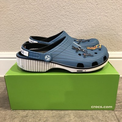 New Crocs Marvel Fantastic 4 Classic Clogs Blue/White/Black Men s Shoes Size 9