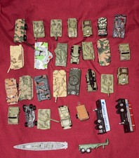 Micro Machines - Military Tank And Car Lot  NOT MINT SOME ARE BROKEN READ DES.