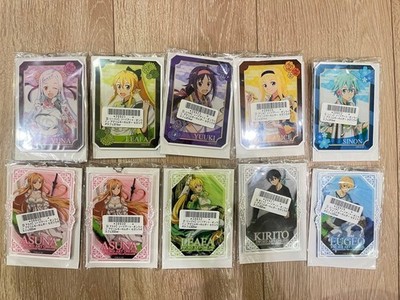 Sword Art Online Acrylic Keychain  Sega Collaboration Cafe 20192020, Used.