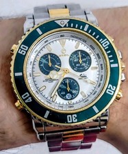 ✨Orologio Breil Manta Chrono Diver 200m Gold Vintage Anni 90 Sveglia Alarm 3S10