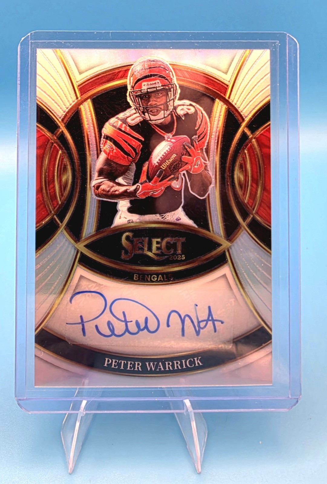 2025 Panini Select - Signatures Peter Warrick #SP-PWK Silver Prizm (AU)