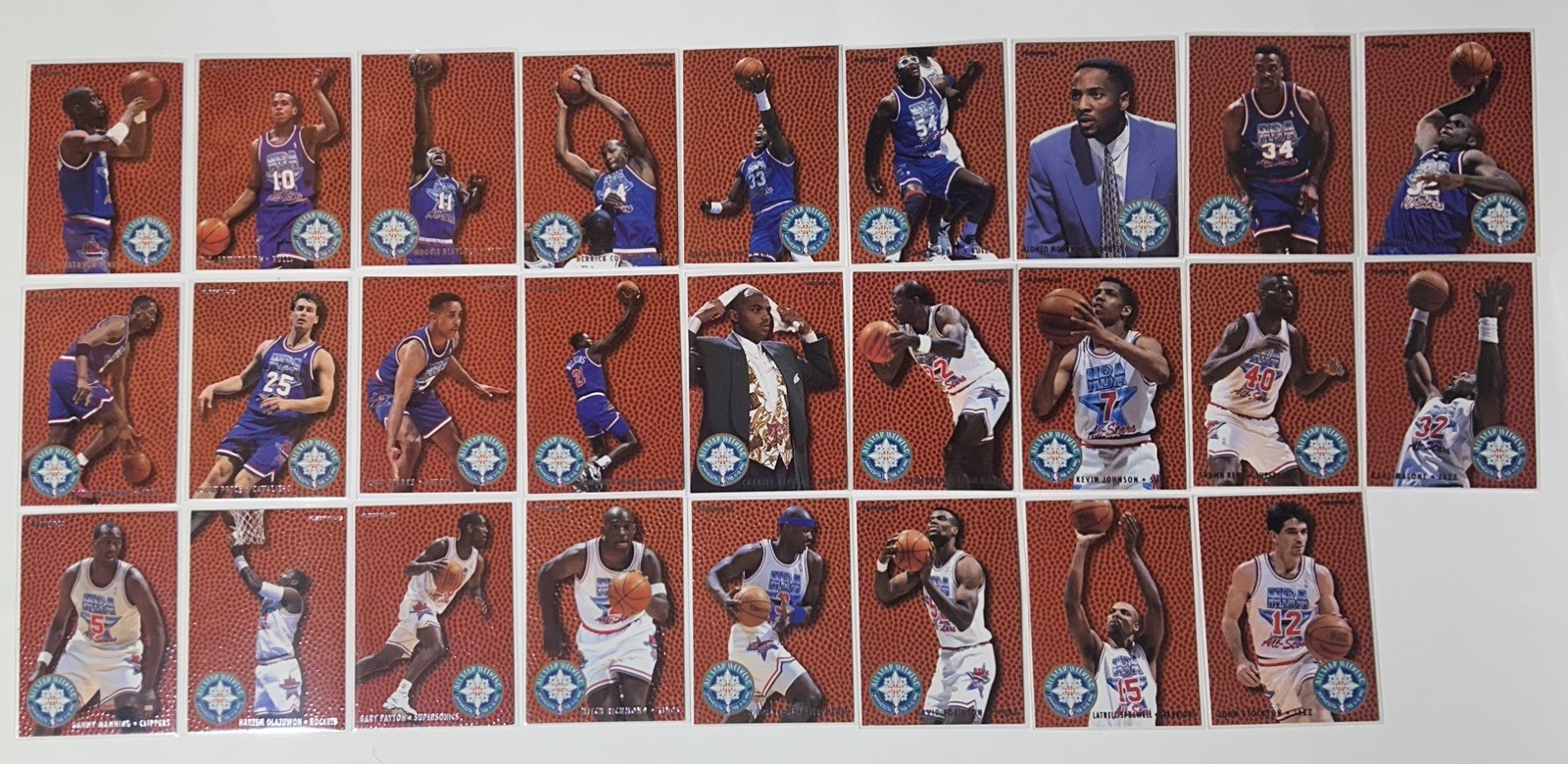 1994-95 Fleer Basketball NBA All Star Weekend Complete Insert Set (26) 