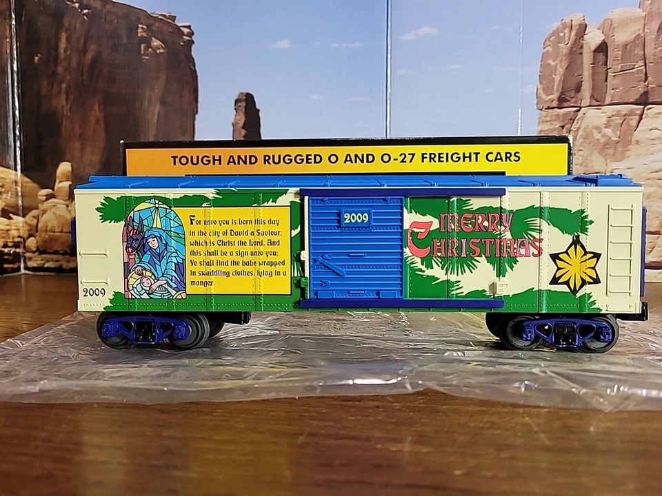 Railking By MTH o Gauge 2009 Merry Christmas Boxcar - Image 4 of 4