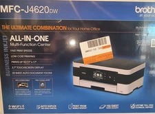 BROTHER ALL IN ONE MULTI FUNTION CENTER BUSINESS INKJET MFC-J460 WORKS GREAT