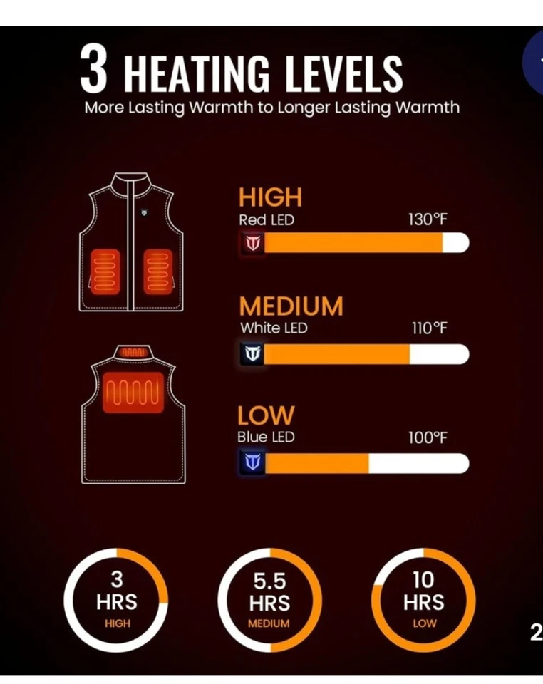 tidewe vest SIZE (L) - Image 2 of 4