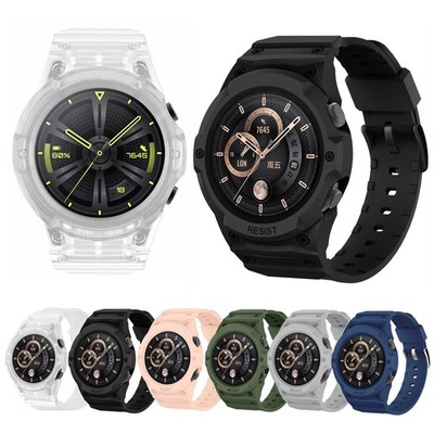 Sport Silicone Watch Strap Cover For Huawei Watch GT3 2 46mm Band Bracelet Case
