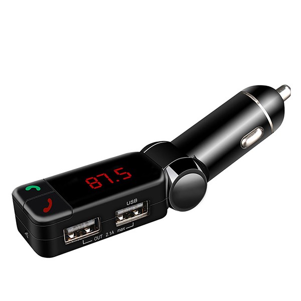 SWBLUE5 Bluetooth FM Transmitter Without Remote Control AUX Input By Streetwize